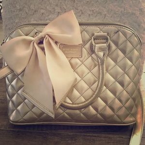 Betsey Johnson Gold handbag